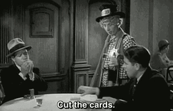 Marx Brothers Harpo Cut Cards