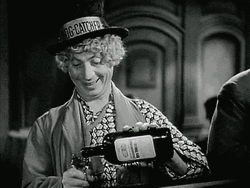 Marx Brothers Harpo Pouring Drink