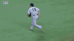 Masahiro Tanaka Picking Up Ball