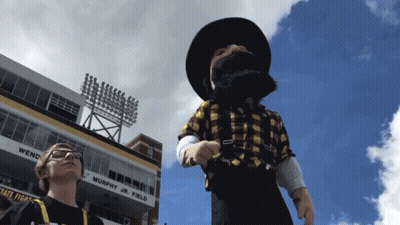 Mascot At Murphy Jr. Field GIF