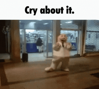 Mascot Cry About It GIF