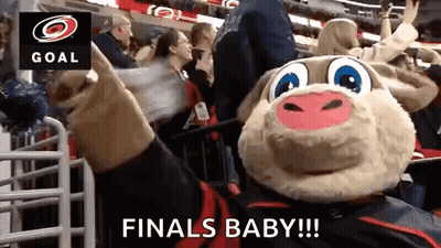 Mascot Giving Thumbs Up In Front Of Crowd GIF