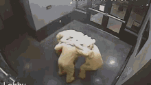 Mascot Huddle Cursed Costume Dancing GIF