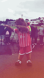 Mascot In Game Doing Dap GIF