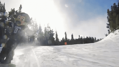 Mascot In Jersey Number 7 GIF
