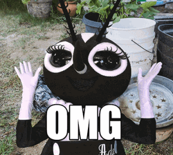 Mascot Mosquito Shake Hand GIF