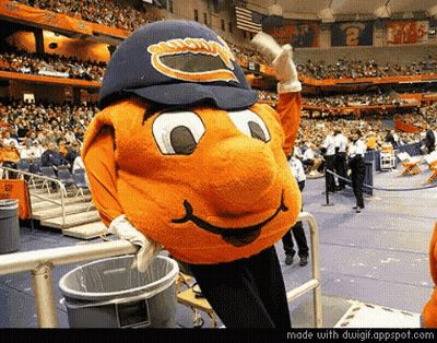 Mascot Wearing Osceola Hat GIF