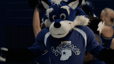 Mascot Wearing Speedwack Shirt GIF