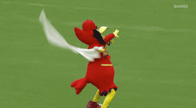 Mascot With Bet365 Logo GIF