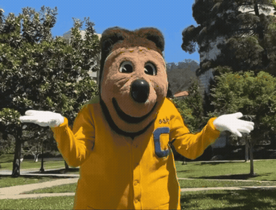Mascot With Letter C On Shirt GIF