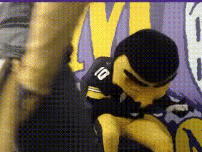 Mascot With Number 10 GIF