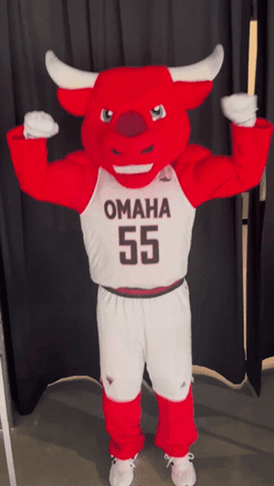 Mascot With Number 55 GIF