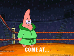 Masculine Patrick Star Outfit Change GIF