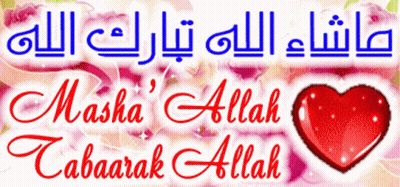 Masha Allah Cabaarak Allah Sign GIF
