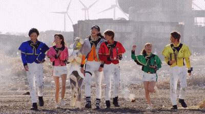 Mashin Sentai Kiramager Squad Goals GIF