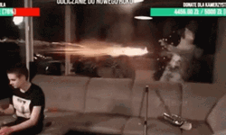 Mask Guy Doing Avada Kedavra GIF