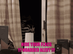 Mask Man Hoarders Alert GIF