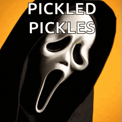 Mask With Pickled Pickles GIF