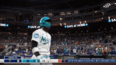 Masked Baseball Player Safe At Home GIF