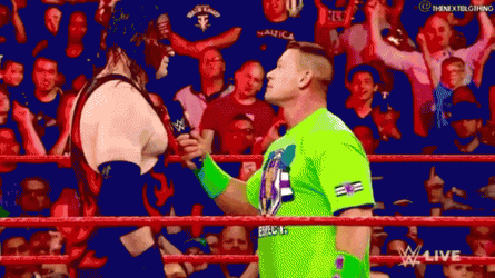 Masked Kane Chokeslam John Cena GIF