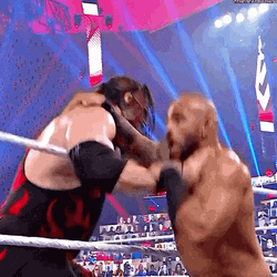 Masked Kane Chokeslam Ricochet GIF