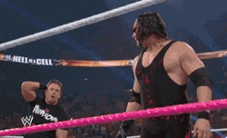 Masked Kane Chokeslam The Miz GIF