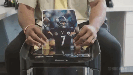Mason Rudolph Myles Garrett Ignore The Browns Hater GIF