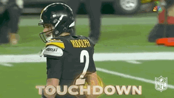 Mason Rudolph Myles Garrett Nfl Touchdown GIF