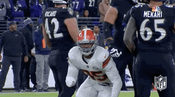 Mason Rudolph Myles Garrett Punch On The Air GIF