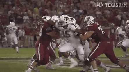 Mason Rudolph Myles Garrett Texas A And M GIF