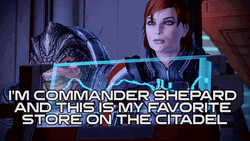 Mass Effect 3  Shepard Favorite Store GIF