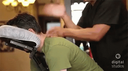 Massage Chop On Back GIF