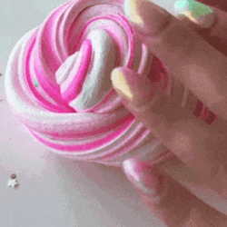 Massaging Pink Swirl Slime GIF