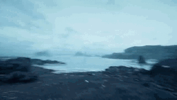 Massive Monster Cthulhu Appearing From Sea GIF