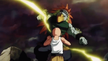 Master Roshi Dodging Attacks Of Enemy GIF