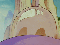 Master Roshi Posing On Moving Turtle GIF