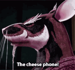 Master Splinter TMNT The Cheese Phone GIF