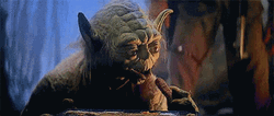 Master Yoda Eating GIF