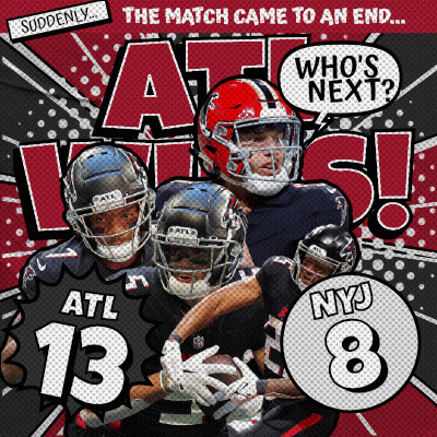 Match Came To An End ATL 13 NY 8 Poster GIF