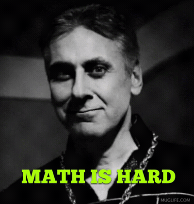 Math Is Hard Text GIF