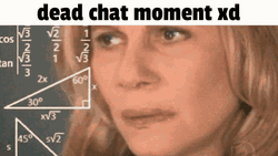 Math Lady Meme Confused Thinking Dead Chat Moment