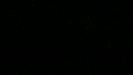 Matrix Code Hacking Neon Cat GIF