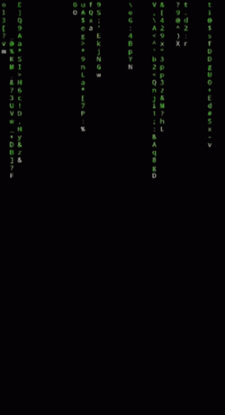 Matrix Code Phyton Mechanics GIF