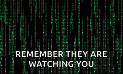 Matrix Code Remember They Are Watching You GIF