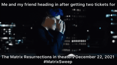 Matrix Resurrections Poster GIF
