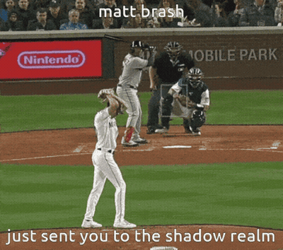 Matt Brash Just Sent You To The Shadow Realm In A Baseball Game GIF