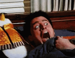Matt LeBlanc Frightened Freak Out GIF