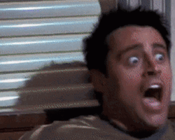 Matt Leblanc Shouting Terrified GIF