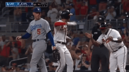 Matt Olson Freddie Freeman Friendly Greetings GIF