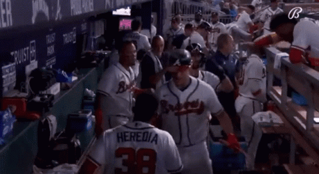 Matt Olson Heredia Cute Batting GIF